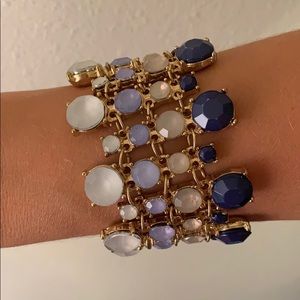 Blue and Gray Ombré Bracelet